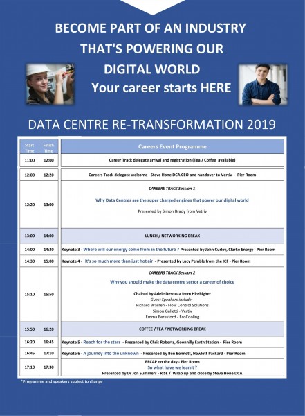 DATA CENTRE re-TRANSFORMATION CAREERS PROGRAMME